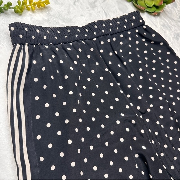 Stella McCartney Zandra Printed Silk Crepe De Chine Shorts In Black EU 38/ US 8 - Picture 4 of 15